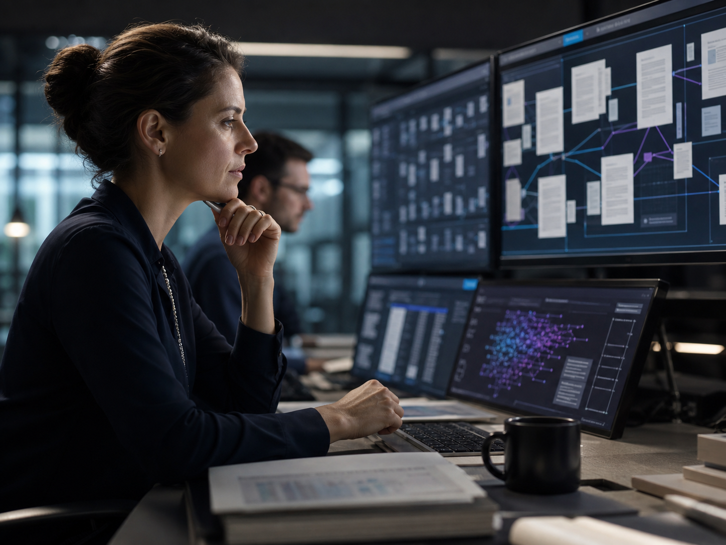 Knowledge specialist validating retrieved documents and source relationships